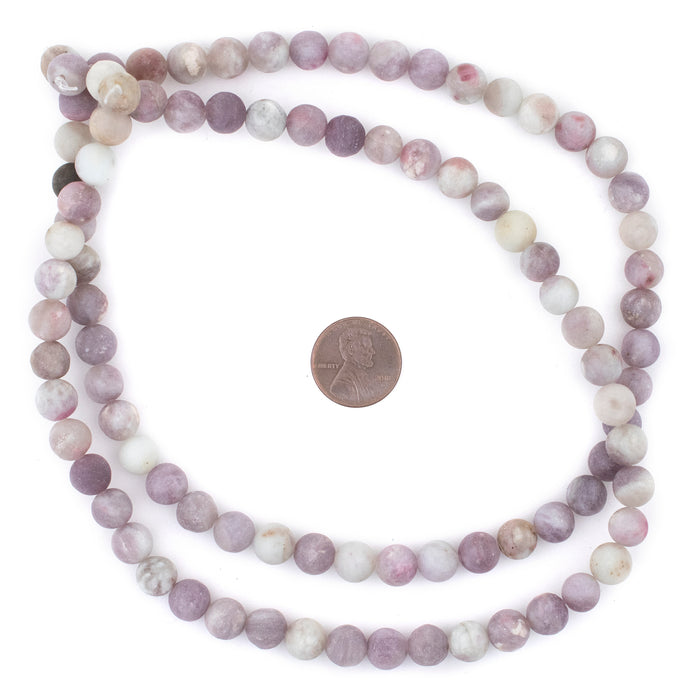 Matte Lavender Lilac Jade Beads (8mm) - The Bead Chest