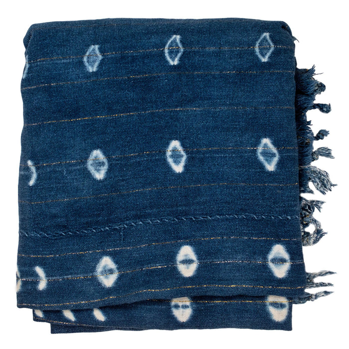 West African Indigo Cloth #15669 - The Bead Chest