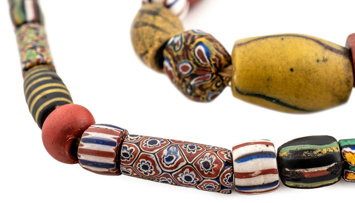 Jumbo Mixed Antique Venetian Trade Beads #15962 - The Bead Chest