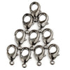 Gunmetal Lobster Clasps (15mm, Set of 10)