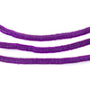 Translucent Purple Vinyl Phono Record Beads (4mm)