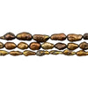 Golden Brown Vintage Japanese Rice Pearl Beads (6mm)