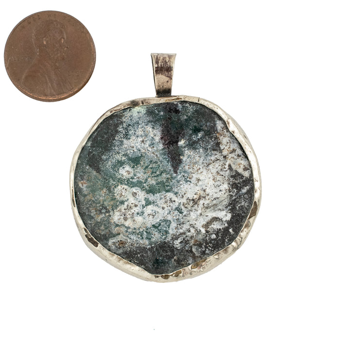 Roman Glass Pendant (40-50mm) #15236 - The Bead Chest