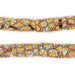 Yellow & Red Antique Matching Venetian Millefiori Trade Beads - The Bead Chest