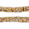 Yellow & Red Antique Matching Venetian Millefiori Trade Beads