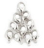 Silver Lobster Clasps (9.5mm, Set of 10)