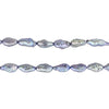 Silver Lavender Vintage Japanese Rice Pearl Beads (5mm)