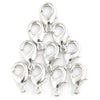 Silver Lobster Clasps (15mm, Set of 10)