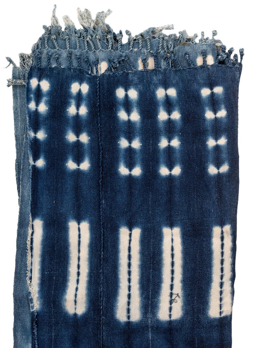 West African Indigo Cloth #15657 - The Bead Chest