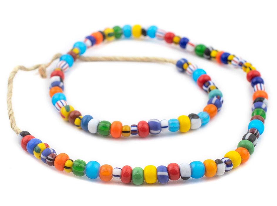 Rainbow Medley Czech Glass Beads (8mm) - The Bead Chest