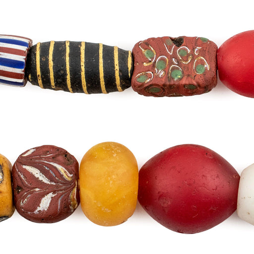 Jumbo Mixed Antique Venetian Trade Beads #15965 - The Bead Chest