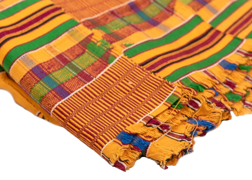 African Ashanti Kente Cloth #14926 - The Bead Chest