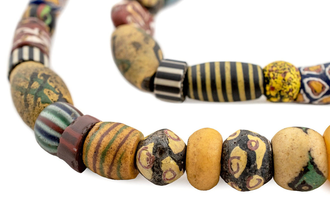 Jumbo Mixed Antique Venetian Trade Beads #15966 - The Bead Chest