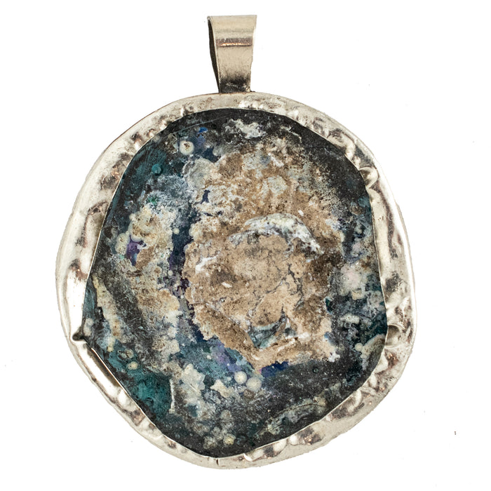 Roman Glass Pendant (40-50mm) #15245 - The Bead Chest