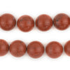 Round Red Jasper Beads (15mm)