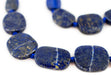Flat Circular Lapis Lazuli Beads (15-25mm) - The Bead Chest