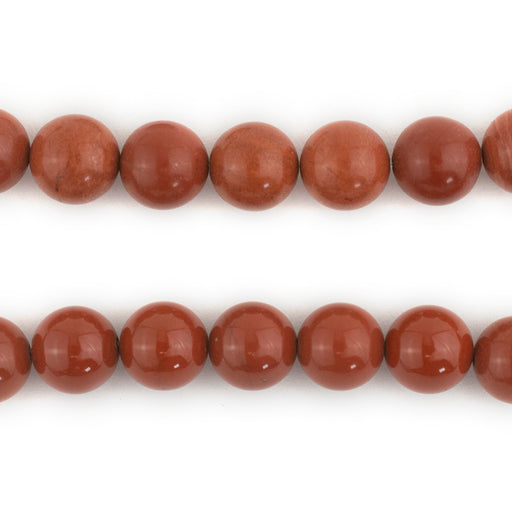 Round Red Jasper Beads (10mm) - The Bead Chest