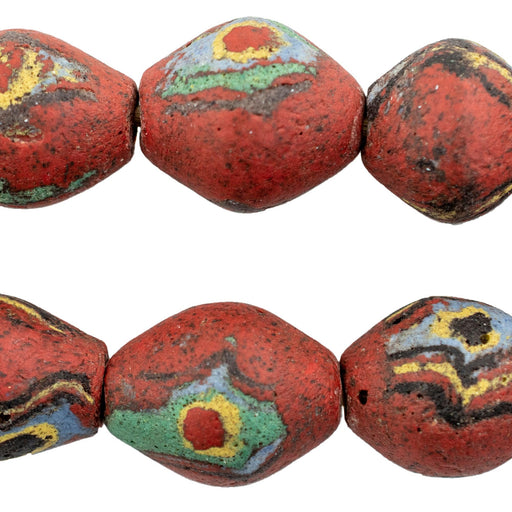 Jumbo Traditional Ghana Powder Glass Beads - The Bead Chest