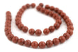 Round Red Jasper Beads (8mm) - The Bead Chest