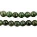 Round Green Nephrite Jade Beads (10mm) - The Bead Chest