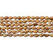 Golden Brown Vintage Japanese Rice Pearl Beads (4mm) - The Bead Chest