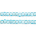 Aqua Marine White Heart Beads (6mm) - The Bead Chest