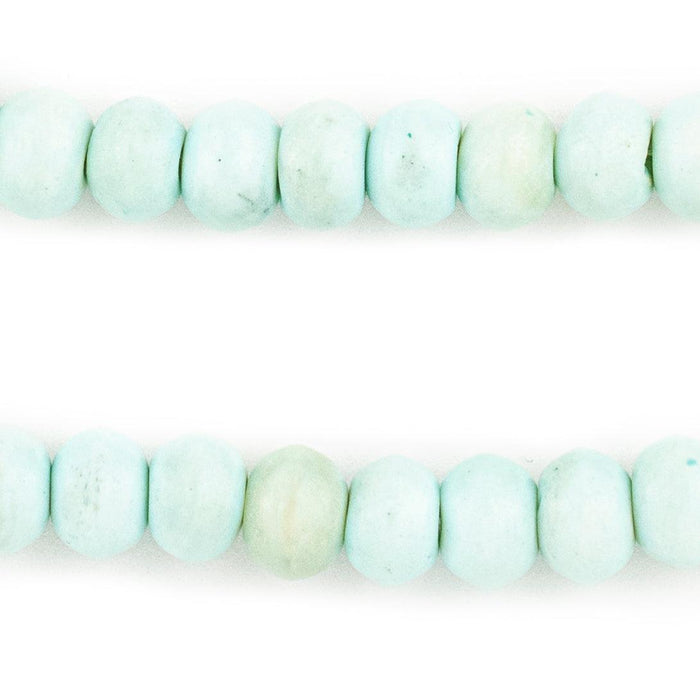 Baby Blue Bone Mala Beads (12mm) - The Bead Chest