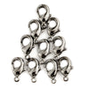Gunmetal Black Lobster Clasps (9.5mm, Set of 10)