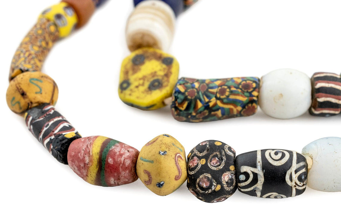 Jumbo Mixed Antique Venetian Trade Beads #15970 - The Bead Chest