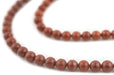 Round Red Jasper Beads (6mm) - The Bead Chest