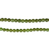 Round Green Nephrite Jade Beads (4mm)