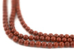 Round Red Jasper Beads (4mm) - The Bead Chest