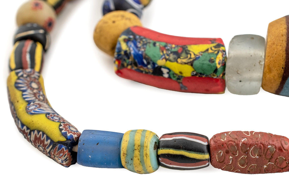 Jumbo Mixed Antique Venetian Trade Beads #15972 - The Bead Chest