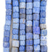 Pastel Faceted Russian Blue Glass Trade Beads (10mm) - The Bead Chest