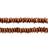 Copper Faceted Ring Beads (7mm)