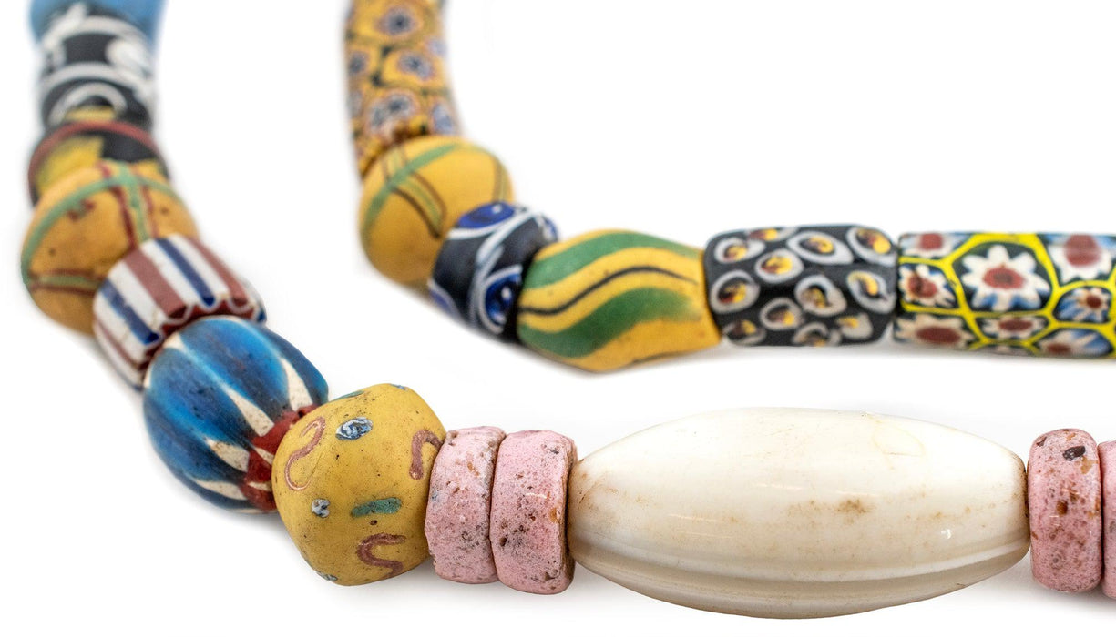 Jumbo Mixed Antique Venetian Trade Beads #15974 - The Bead Chest