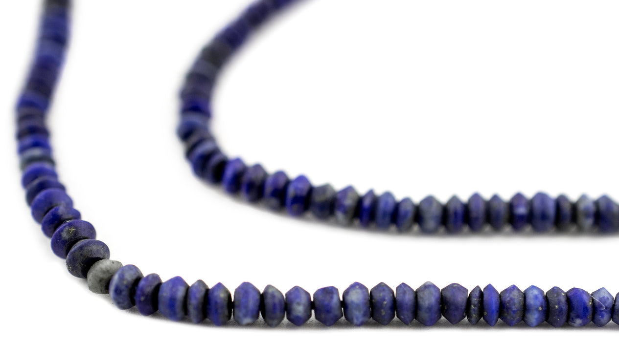 Lapis Lazuli Saucer Beads (3mm) - The Bead Chest