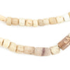 White Ancient Djenne Nila Glass Beads #13481
