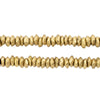 Brass Faceted Ring Beads (7mm)