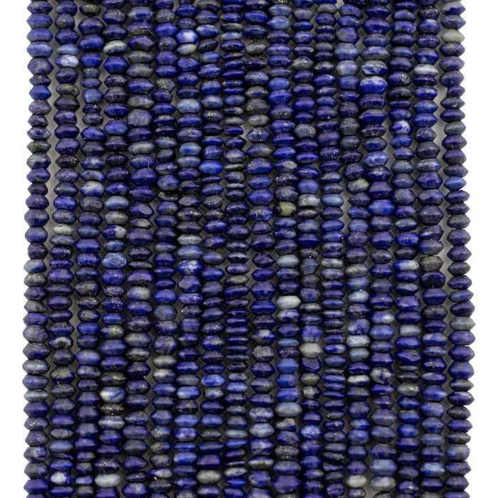 Lapis Lazuli Saucer Beads (3mm) - The Bead Chest