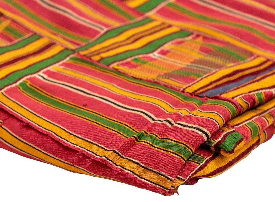 African Ashanti Kente Cloth #14916 - The Bead Chest
