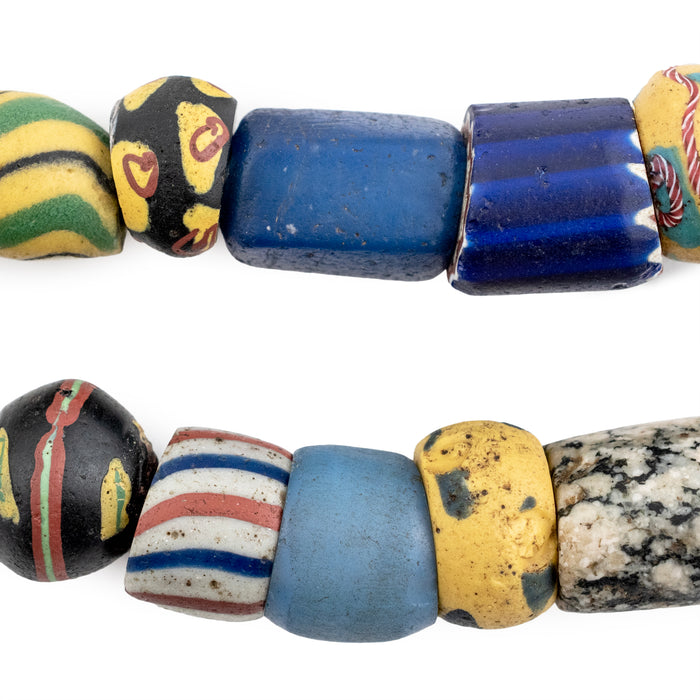 Jumbo Mixed Antique Venetian Trade Beads #15975 - The Bead Chest
