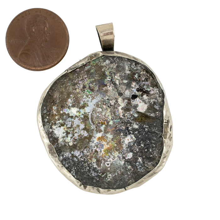 Roman Glass Pendant (40-50mm) #15278 - The Bead Chest