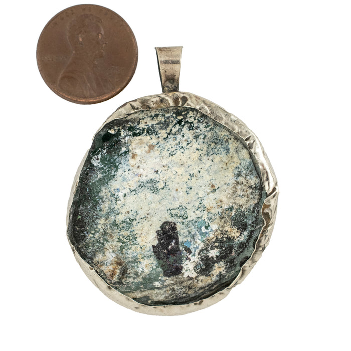 Roman Glass Pendant (40-50mm) #15281 - The Bead Chest