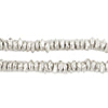 Shiny Silver Faceted Ring Beads (7mm)
