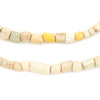 White Ancient Djenne Nila Glass Beads #13476