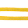 Translucent Yellow Vinyl Phono Record Beads (8mm)