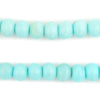 Electric Blue Bone Mala Beads (10mm)