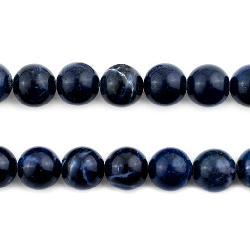 Round Sodalite Beads (10mm) - The Bead Chest