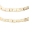 White Ancient Djenne Nila Glass Beads #13473